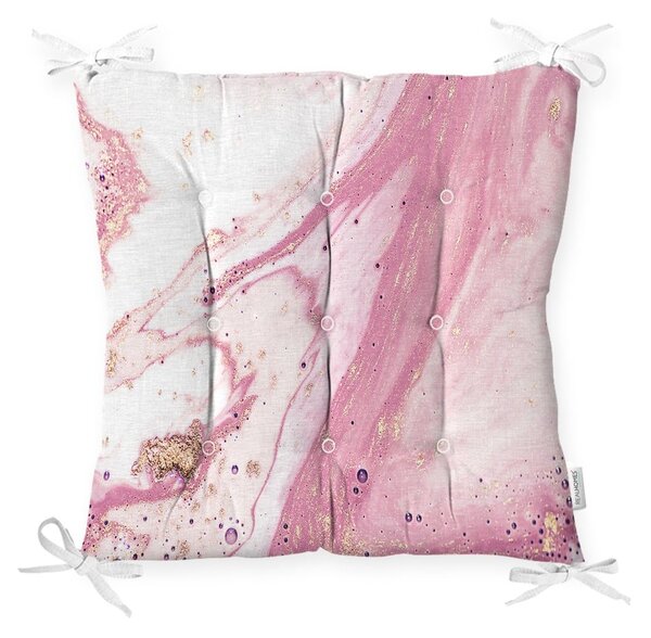 Sedák s prímesou bavlny Minimalist Cushion Covers Pinky Abstract, 40 x 40 cm