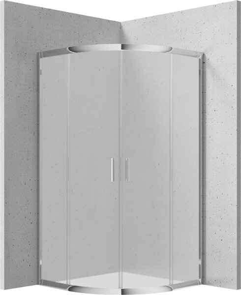 Deante Štvrťkruhový sprchovací kút Funkia 90x90 cm - KYP 653K - bez vaničky
