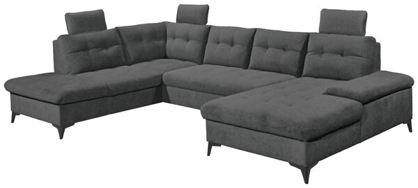 SEDACIA SÚPRAVA, textil, grafitová MID.YOU - Sedačky, Online Only