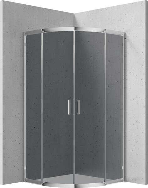 Deante Štvrťkruhový sprchový kút Funkia 90x90 cm - KYP 451K - bez vaničky