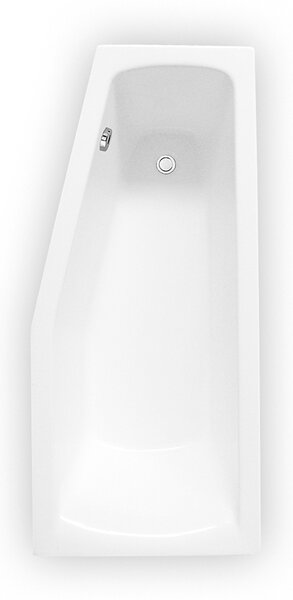 Roth Asymetrická akrylátová vaňa MINI ROTH-Variant: rozmery: 160x70 cm, orientácia: Ľavá - (MINI 160 L - N-8000073)