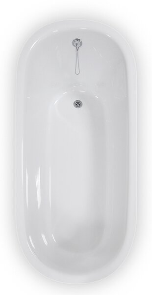 Roltechnik Outlet Oválna vaňa z liateho mramoru STONE ROUND 166x75 cm, kód: 9940000