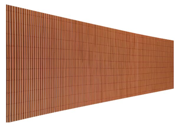 KONDELA Záhradná zástena, hnedá, 300x100 cm, ABEO