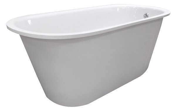 Roltechnik Outlet Oválna vaňa z liateho mramoru STONE ROUND 166x75 cm, kód: 9940000