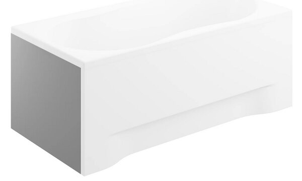 Univerzálny bočný krycí panel biely k obdĺžnikovej vani Polimat POLIMAT-Rozmery: 70x54-pre: CAPRI 120x70