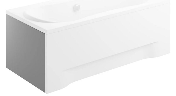 Univerzálny bočný krycí panel biely k obdĺžnikovej vani Polimat POLIMAT-Rozmery: 70x54-pre: CAPRI 120x70