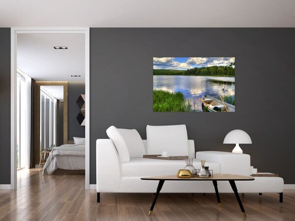 Obraz - Malebná dedina (90x60 cm)
