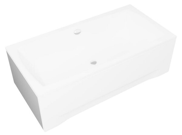 Univerzálny bočný krycí panel biely k obdĺžnikovej vani Polimat POLIMAT-Rozmery: 70x54-pre: CAPRI 120x70