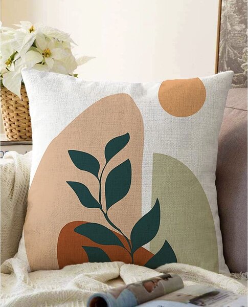 Obliečka na vankúš s prímesou bavlny Minimalist Cushion Covers Twiggy, 55 x 55 cm
