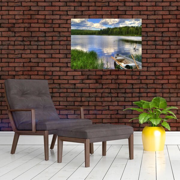 Obraz - Malebná dedina (70x50 cm)