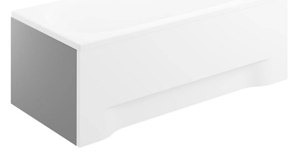 Univerzálny bočný krycí panel biely k obdĺžnikovej vani Polimat POLIMAT-Rozmery: 70x54-pre: CAPRI 120x70