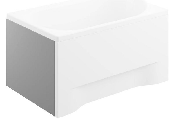 Univerzálny bočný krycí panel biely k obdĺžnikovej vani Polimat POLIMAT-Rozmery: 70x54-pre: CAPRI 120x70
