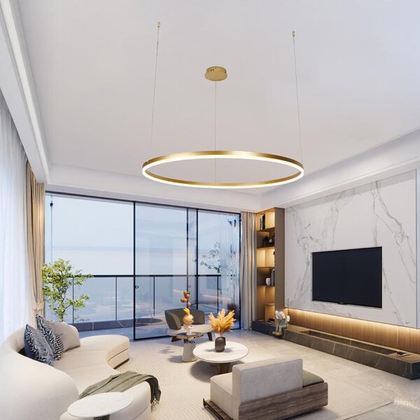 LED závesné svietidlo + diaľkový ovládač 55W (J4379/G)