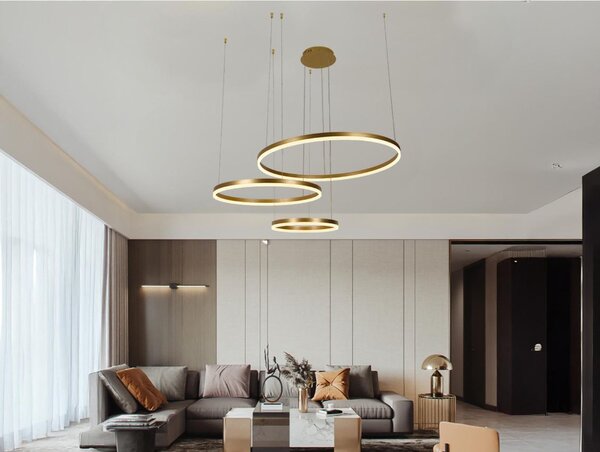 LED závesné svietidlo + diaľkový ovládač 125W (J4384/G)