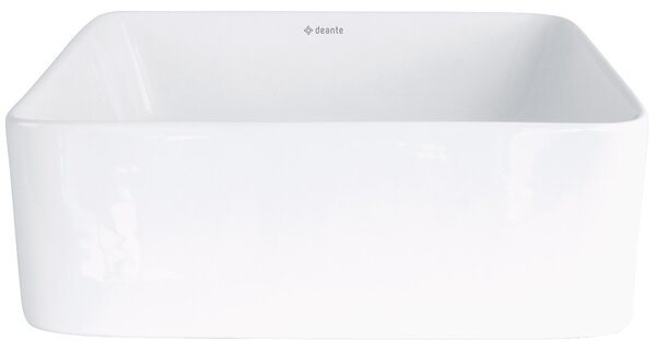 Deante Umývadlo na dosku Jasmin 34,5x34,5 cm - CDJ 6U3S, keramika