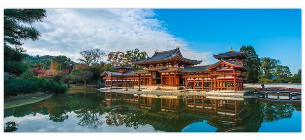Obraz - Chrám Byodo-in, Japonsko (120x50 cm)