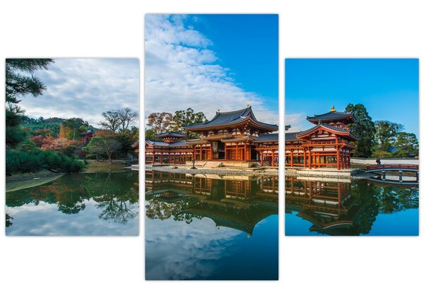 Obraz - Chrám Byodo-in, Japonsko (90x60 cm)
