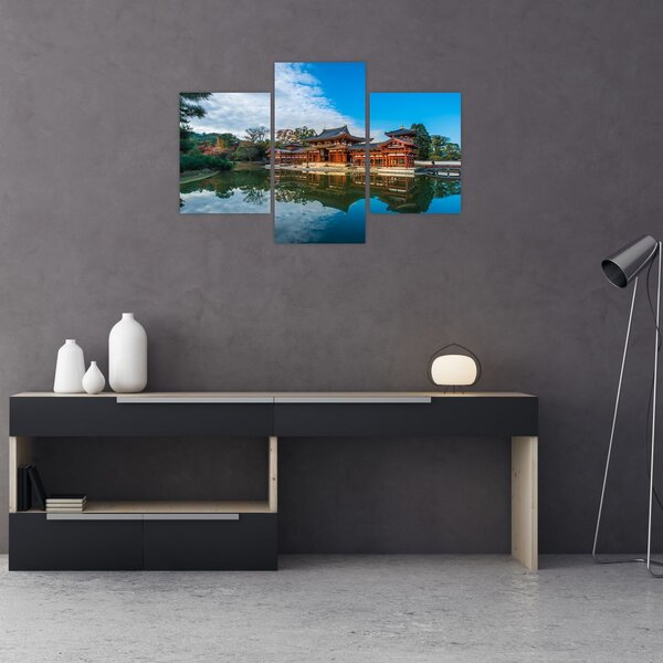 Obraz - Chrám Byodo-in, Japonsko (90x60 cm)