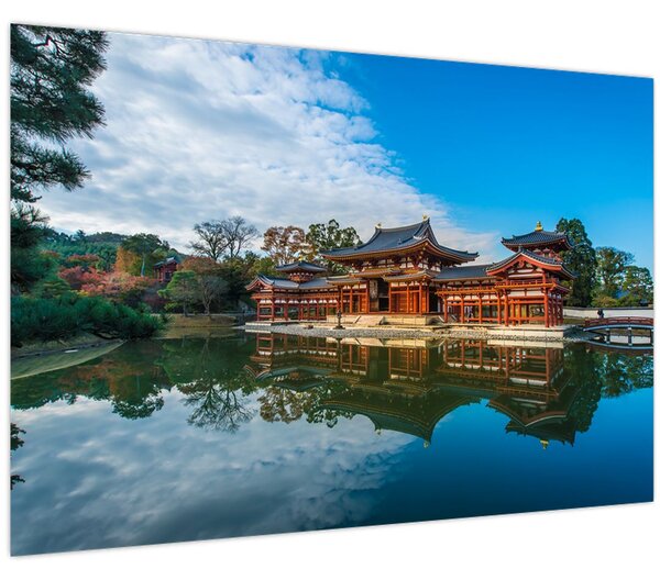 Obraz - Chrám Byodo-in, Japonsko (90x60 cm)