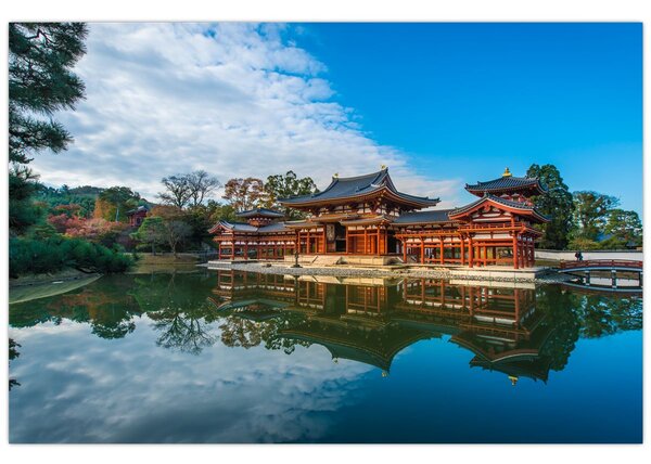 Obraz - Chrám Byodo-in, Japonsko (90x60 cm)