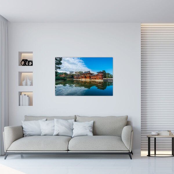 Obraz - Chrám Byodo-in, Japonsko (90x60 cm)