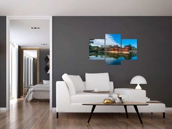 Obraz - Chrám Byodo-in, Japonsko (90x60 cm)