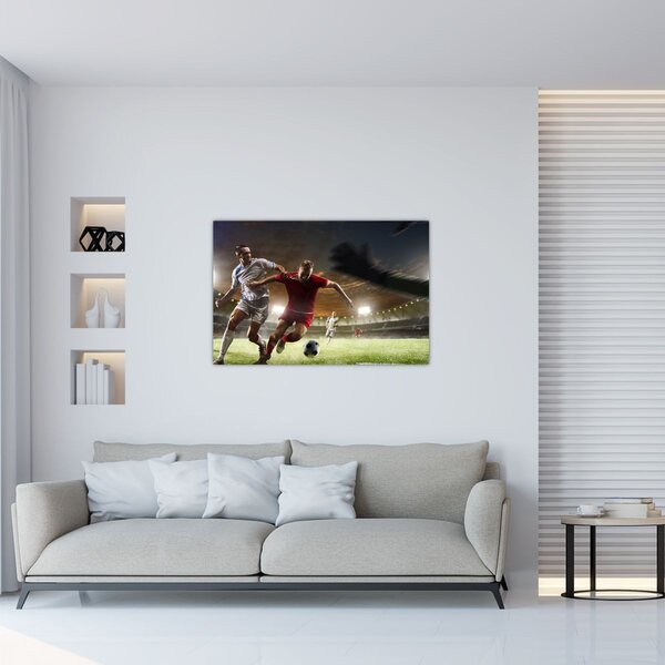 Obraz - Futbalisti v akcii (90x60 cm)
