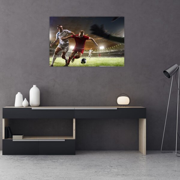 Obraz - Futbalisti v akcii (90x60 cm)