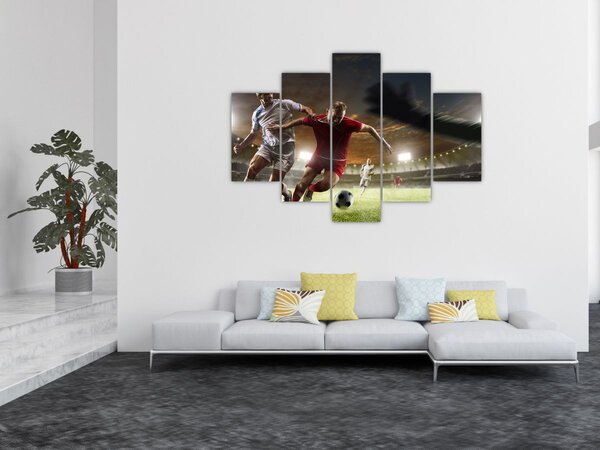 Obraz - Futbalisti v akcii (150x105 cm)