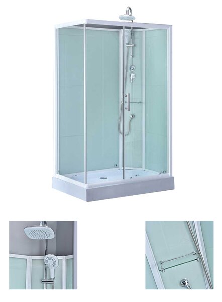 BPS-koupelny Sprchový box WSH307P 120x80, pravý