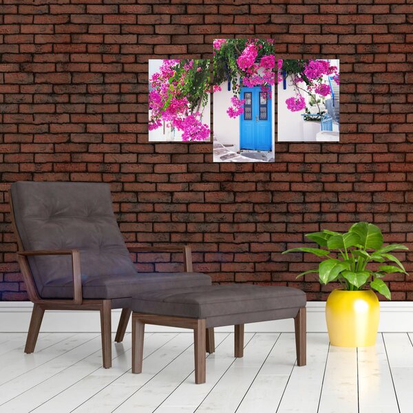 Obraz - Tradičný grécky dom (90x60 cm)
