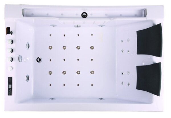 BPS-koupelny Hydromasážna vírivá vaňa Fenix 606AH 180x120 s ohrevom vody, pravá