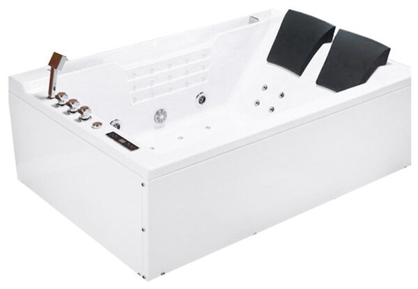 BPS-koupelny Hydromasážna vírivá vaňa Fenix 606AH 180x120 s ohrevom vody, pravá