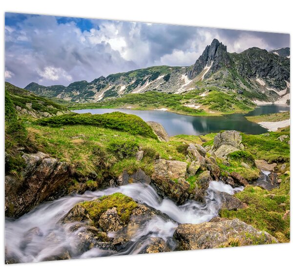 Obraz - Pohľad na horu Rila (70x50 cm)