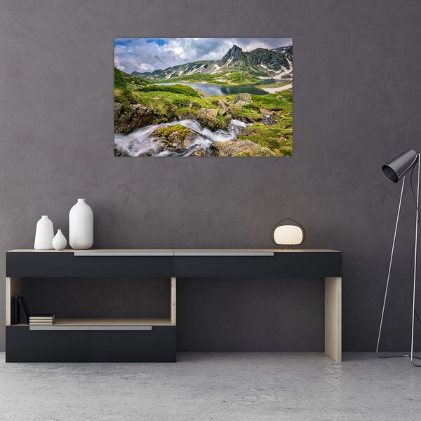 Obraz - Pohľad na horu Rila (90x60 cm)