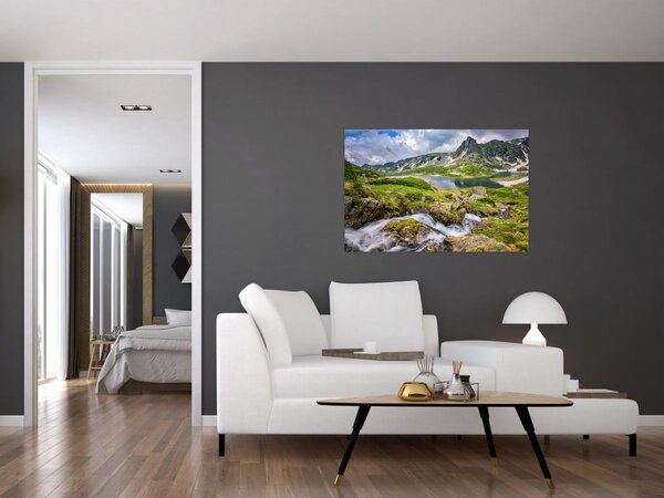 Obraz - Pohľad na horu Rila (90x60 cm)