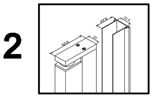 BPS-koupelny Štvorcový sprchový kút BS13A 80x80 čierna/transparent + vanička ST02A BL čierna