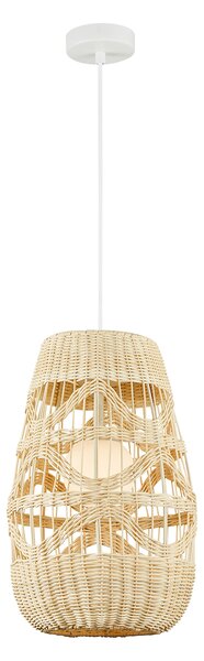 Závesné svietidlo Arona, 1x ratanové tienidlo, (fi 25cm), w