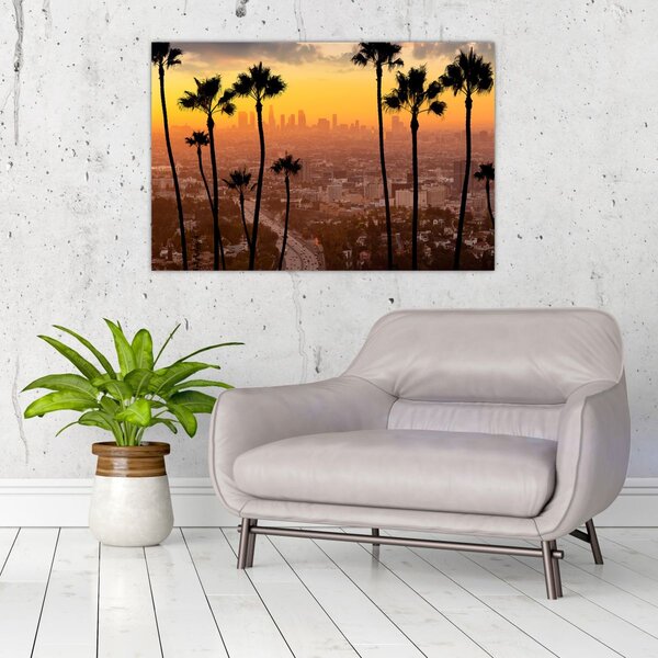 Obraz - Panorama Los Angeles (90x60 cm)