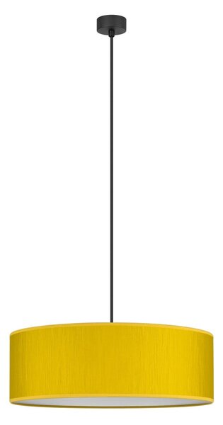 Žlté závesné svietidlo Bulb Attack Doce XL, ⌀ 45 cm