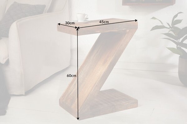 Odkladací stolík Adalet Z 45 cm Mango