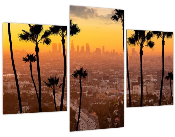 Obraz - Panorama Los Angeles (90x60 cm)