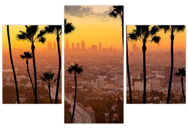Obraz - Panorama Los Angeles (90x60 cm)