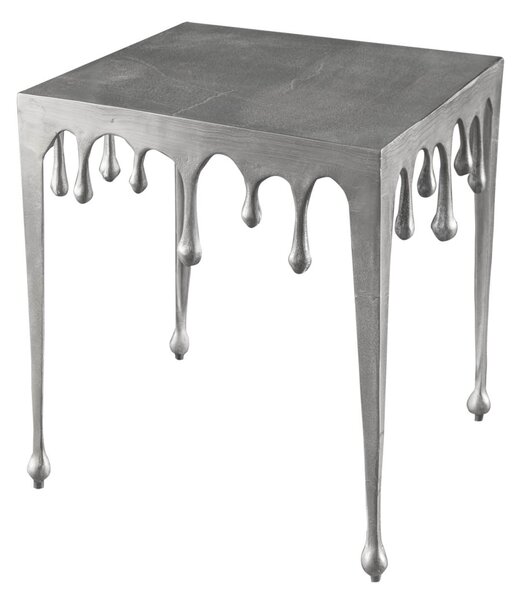 Dizajnový odkladací stolík Gwendolyn L 50 cm strieborný