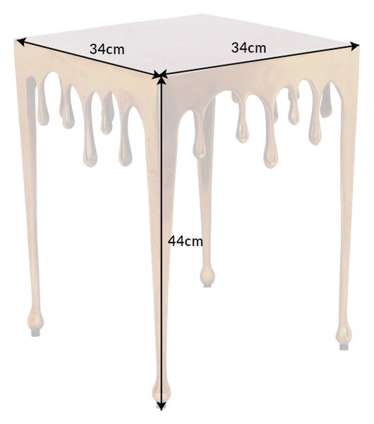 Dizajnový odkladací stolík Gwendolyn S 44 cm zlatý