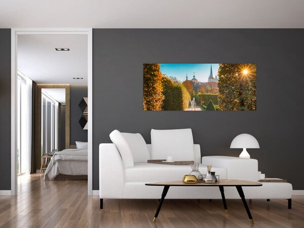 Obraz - Valdštejnský palác (120x50 cm)