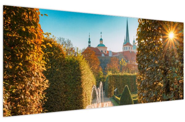 Obraz - Valdštejnský palác (120x50 cm)