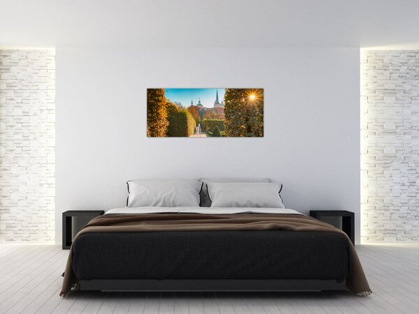 Obraz - Valdštejnský palác (120x50 cm)