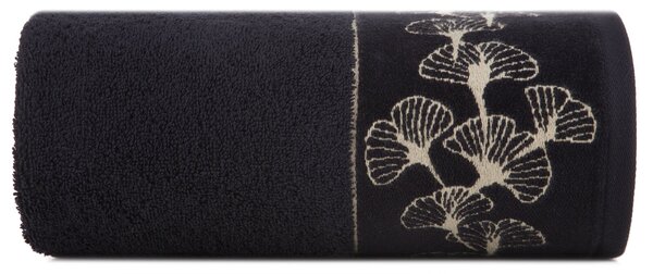 BAVLNENÝ UTERÁK LIMITED COLLECTION VICTORIA10 50X90 CM ČIERNA