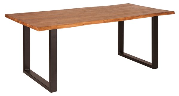 Dizajnový jedálenský stôl Massive 160 cm hrúbka 35 mm akácia